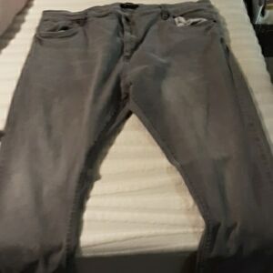 Kenneth Cole Men's Charcoal Slim Jeans